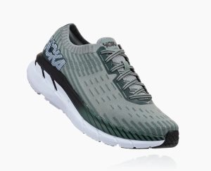 Hoka One One Men's Clifton 5 Knit Running Shoes Green - AU DCBE